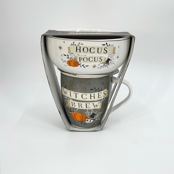 EATON FINE DINING “HOCUS POCUS”Halloween Bowl/Mug Set - Picture 3 of 4